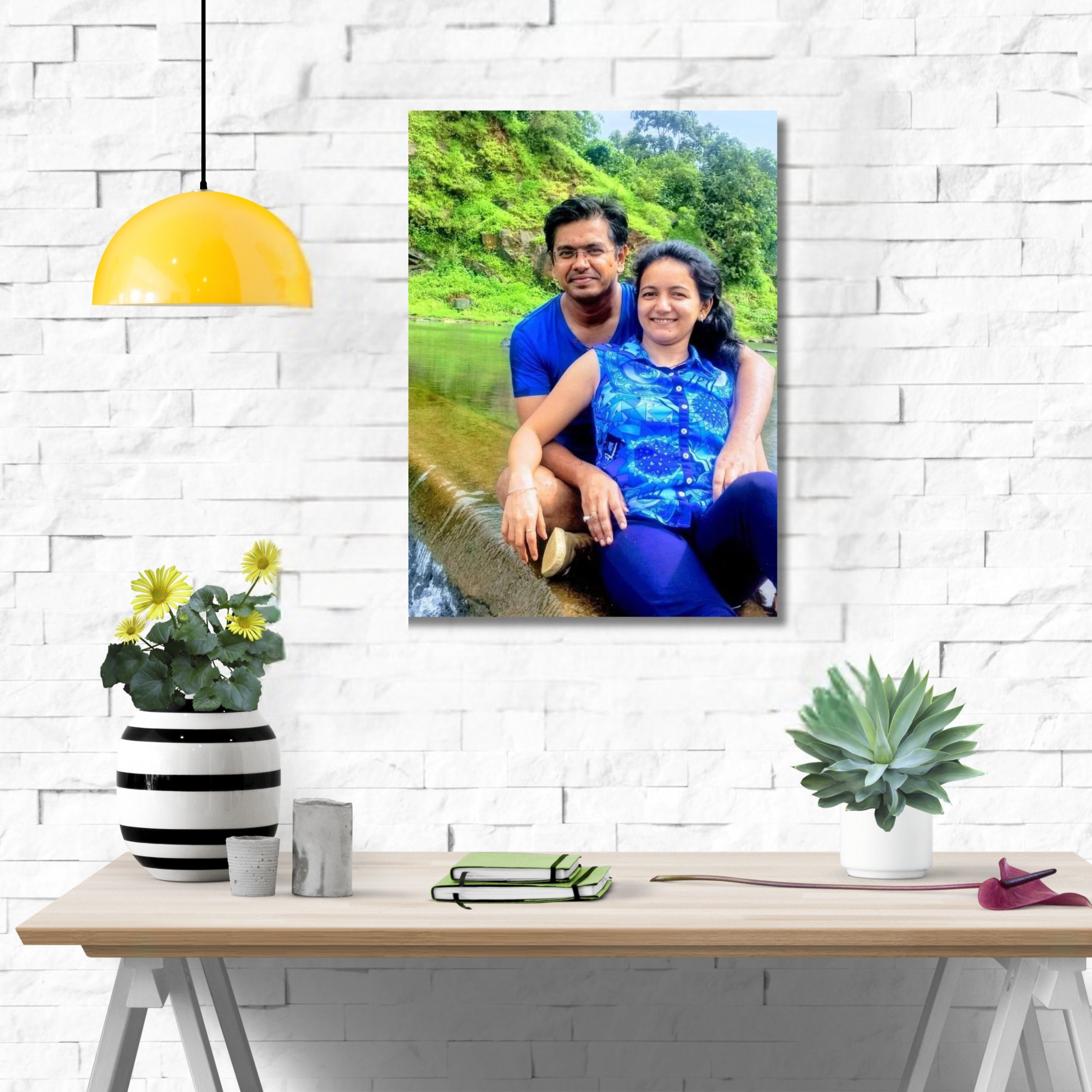 Acrylic Personalized Photo Frame 11.5 x 18 Inches UV Printed