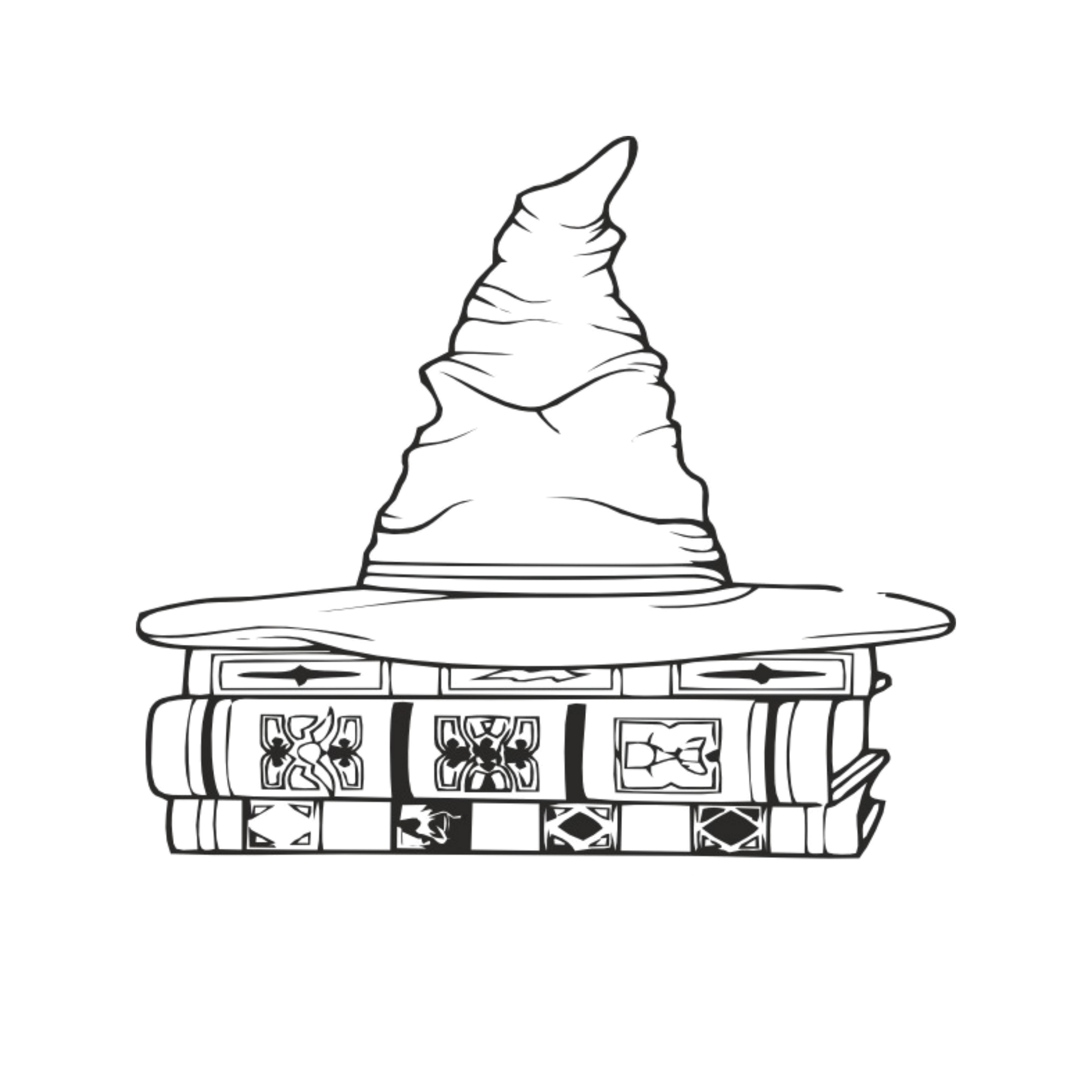 Magical Hat  Personalised Wooden Book Stamp with Your Name - Kunya  Personalize At Ease