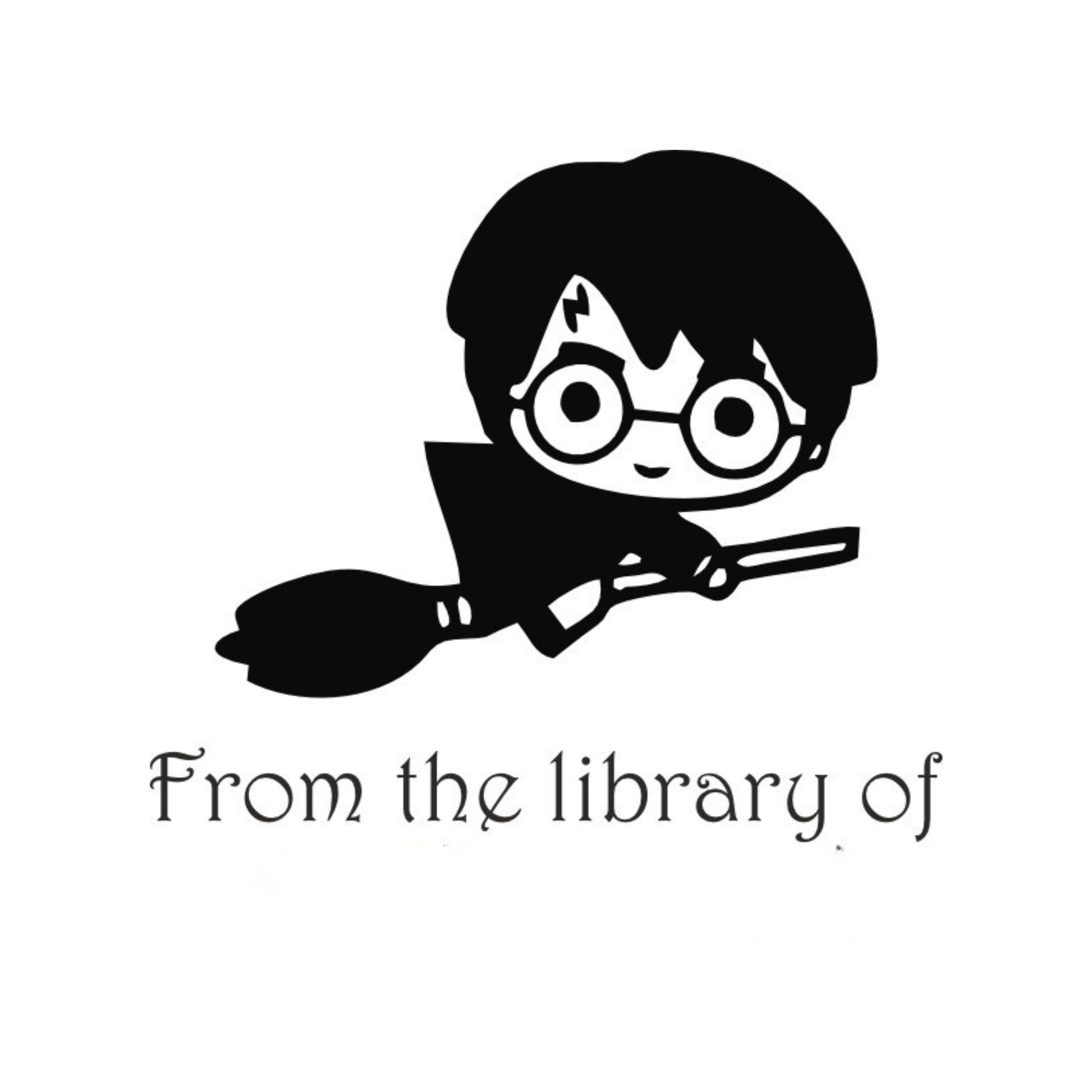 Flying HP Personalised Wooden Book Stamp with Your Name - Kunya  Personalize At Ease