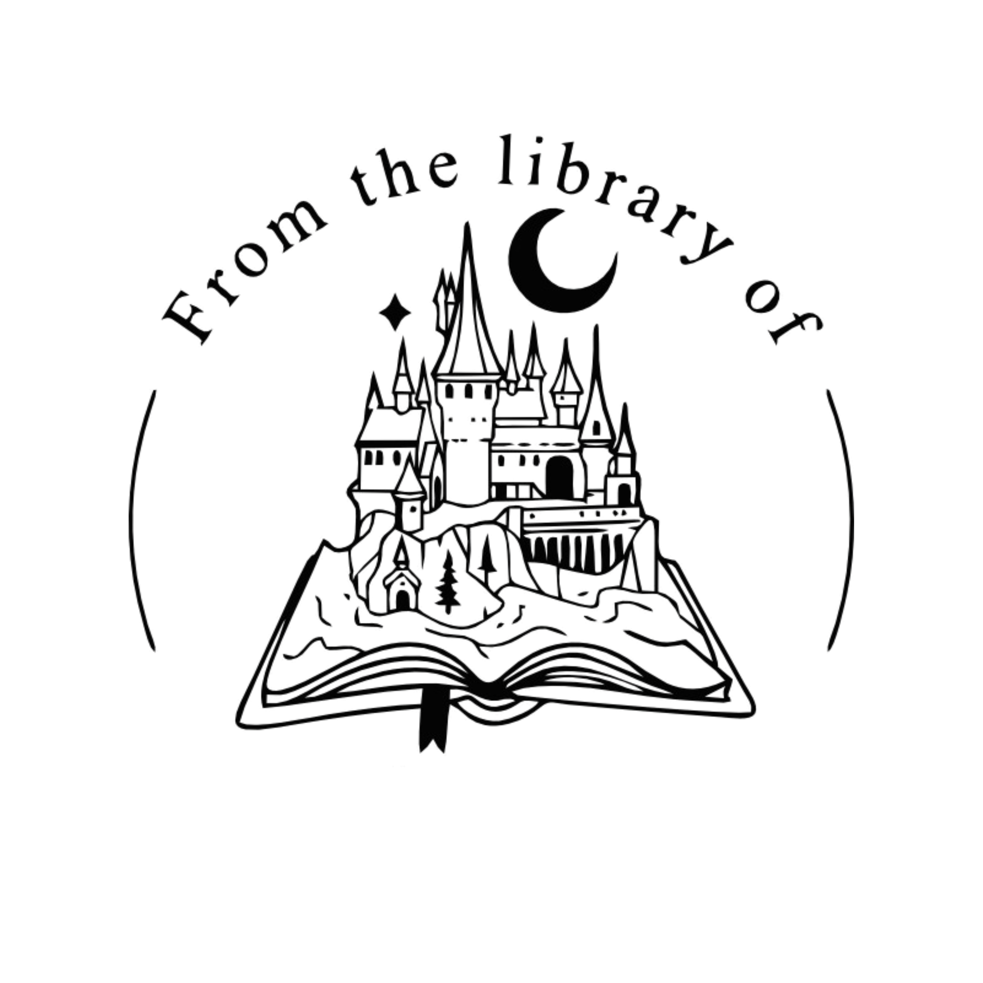 Magical Castle Personalised Wooden Book Stamp with Your Name - Kunya  Personalize At Ease