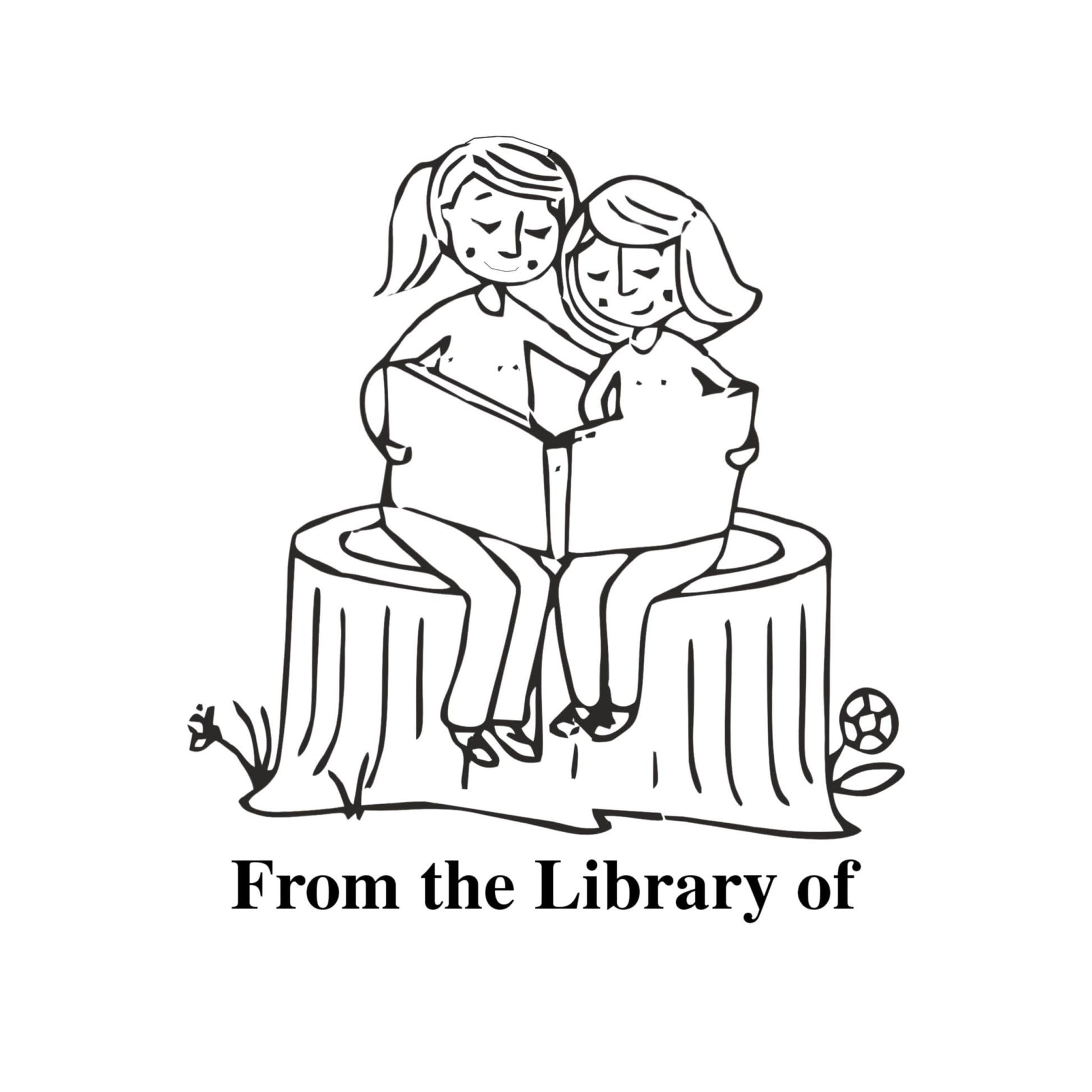 Co-Reader - Personalised Wooden Book Stamp with Your Name - Kunya  Personalize At Ease