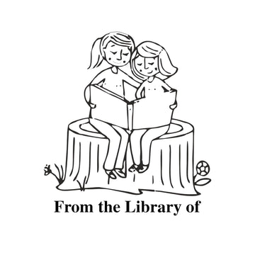 Co-Reader - Personalised Wooden Book Stamp with Your Name - Kunya  Personalize At Ease