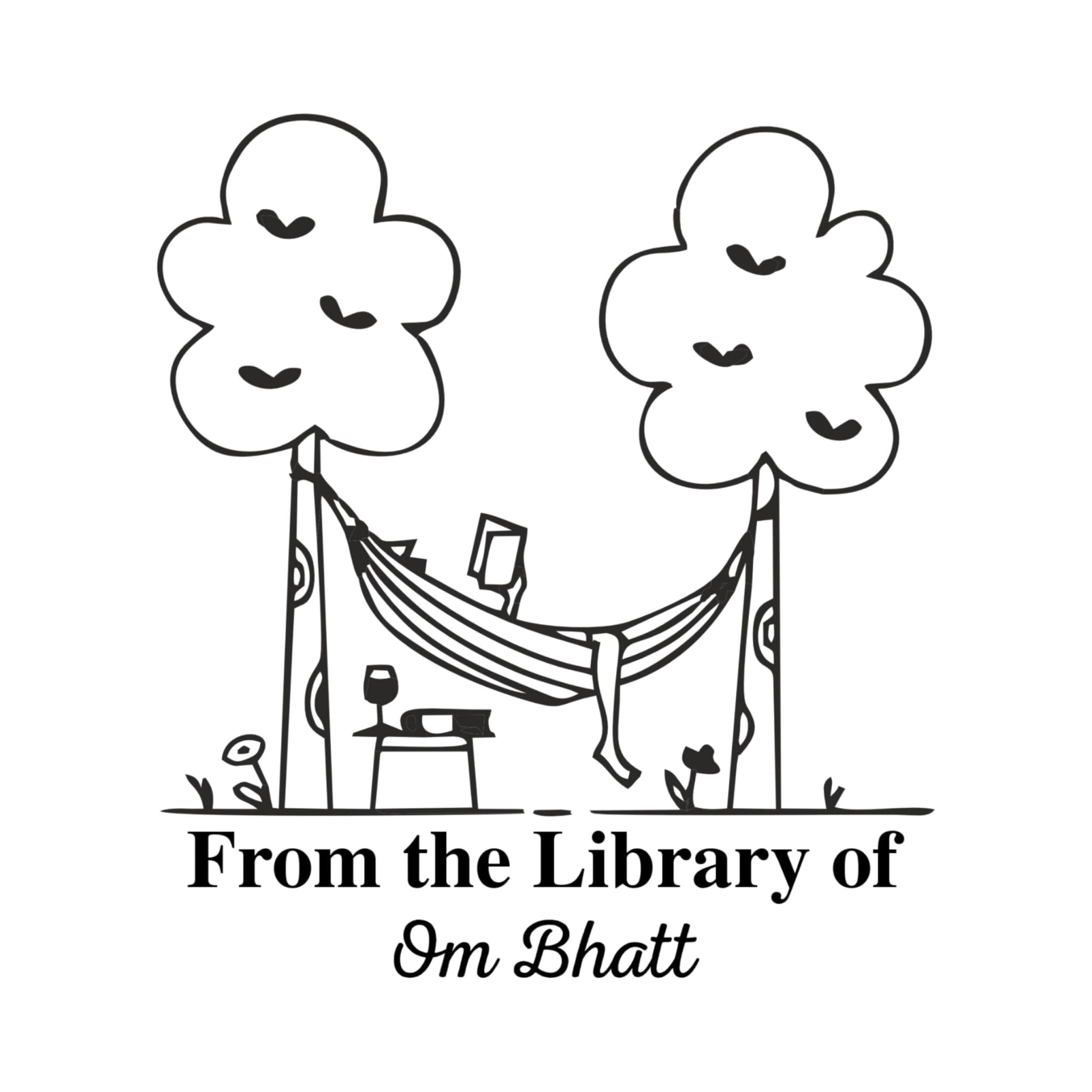 Lazy Reader - Personalised Wooden Book Stamp with Your Name - Kunya  Personalize At Ease