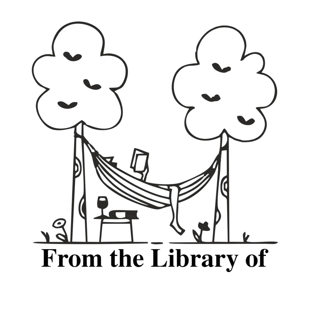 Lazy Reader - Personalised Wooden Book Stamp with Your Name - Kunya  Personalize At Ease