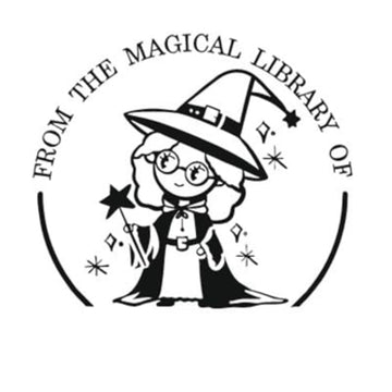 Magical Library - Personalised Wooden Book Stamp with Your Name - Kunya  Personalize At Ease