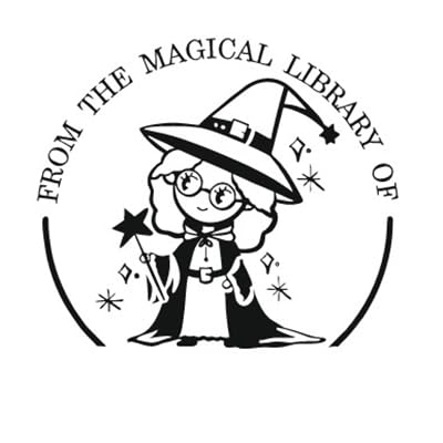 Magical Library - Personalised Wooden Book Stamp with Your Name - Kunya  Personalize At Ease