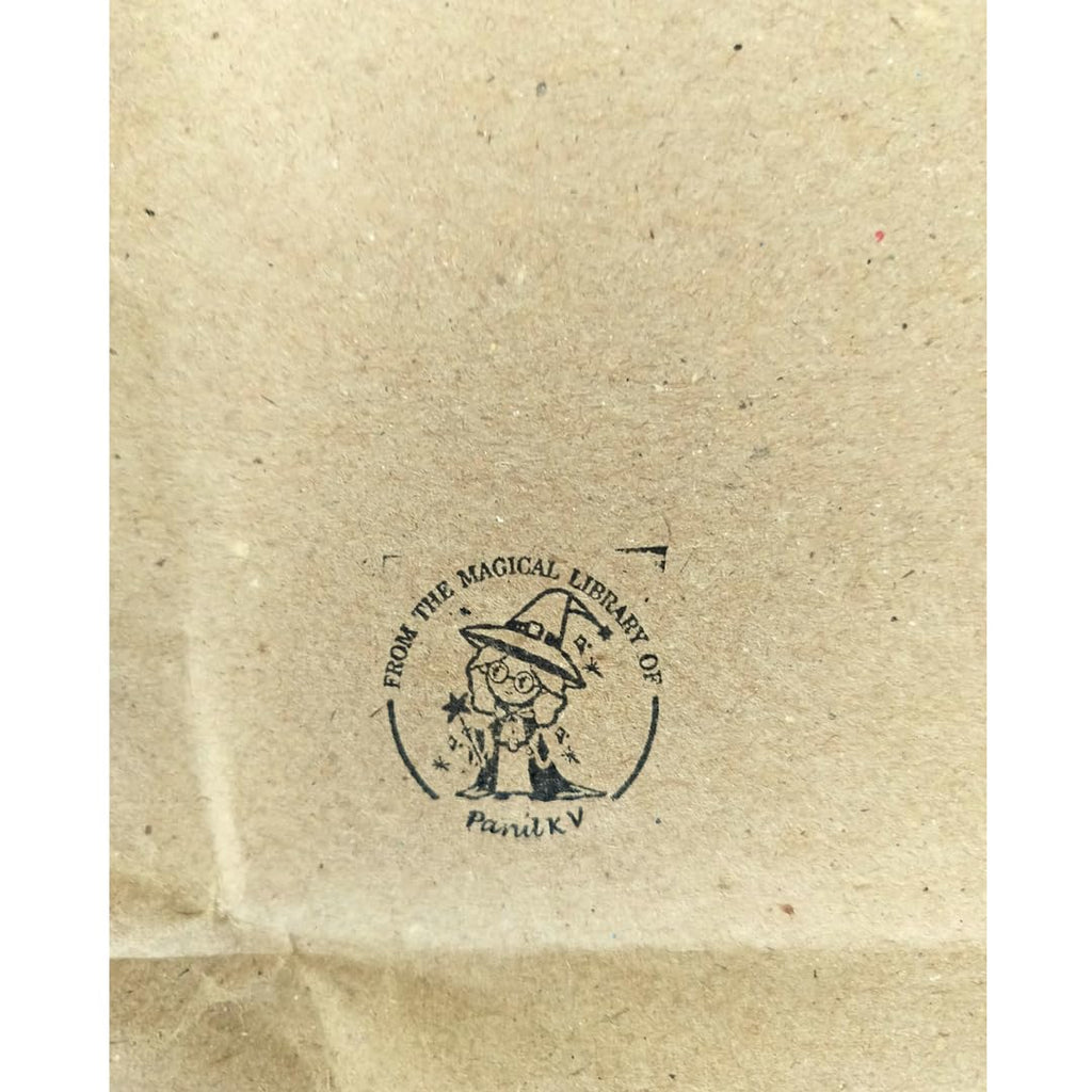 Magical Library - Personalised Wooden Book Stamp with Your Name - Kunya  Personalize At Ease