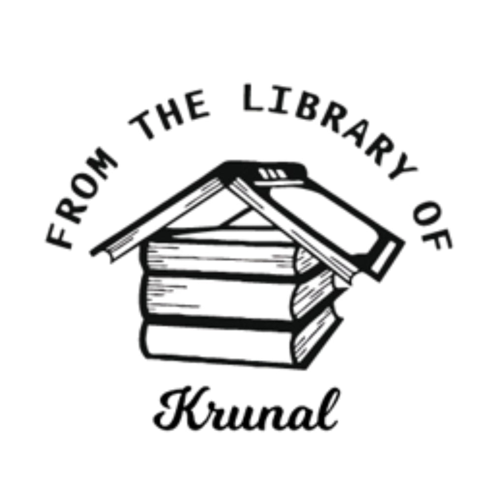 My Home Library - Personalised Wooden Book Stamp with Your Name - Kunya  Personalize At Ease