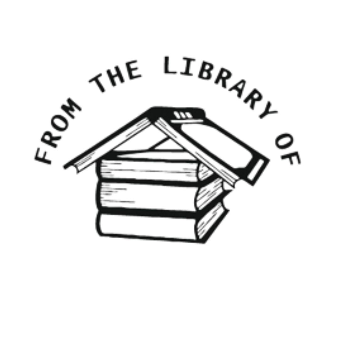 My Home Library - Personalised Wooden Book Stamp with Your Name - Kunya  Personalize At Ease