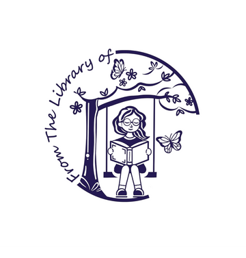 Swinging Girl - Personalised Wooden Book Stamp with Your Name - Kunya  Personalize At Ease